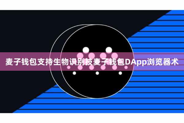 麦子钱包支持生物识别技麦子钱包DApp浏览器术