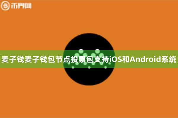 麦子钱麦子钱包节点投票包支持iOS和Android系统